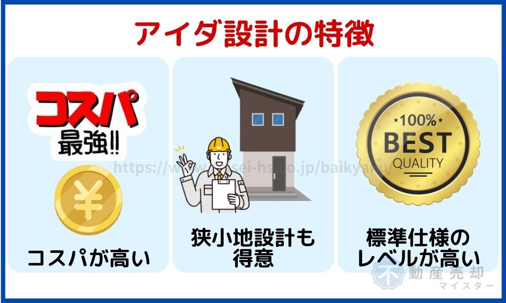 アイダ設計 特徴