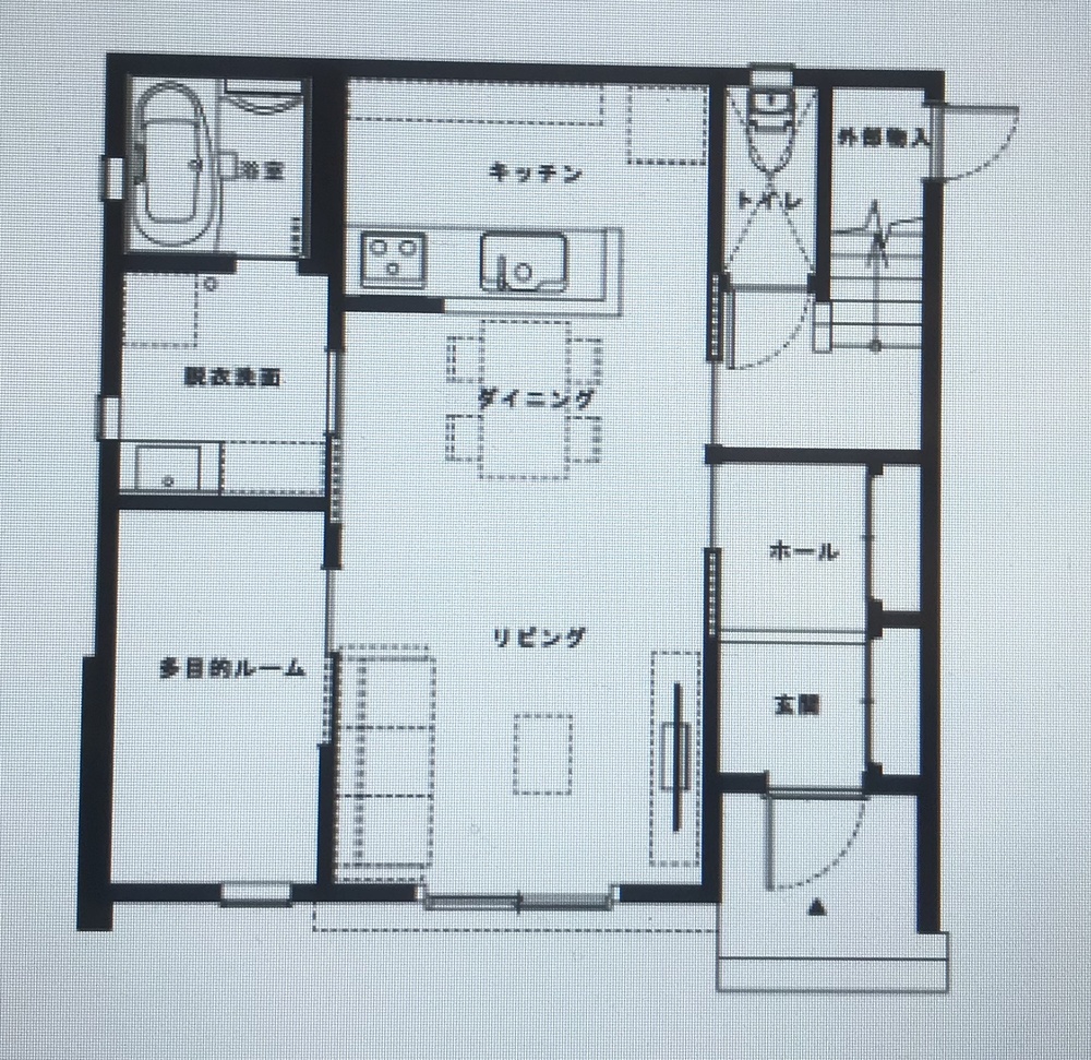 和彩の1階の図面