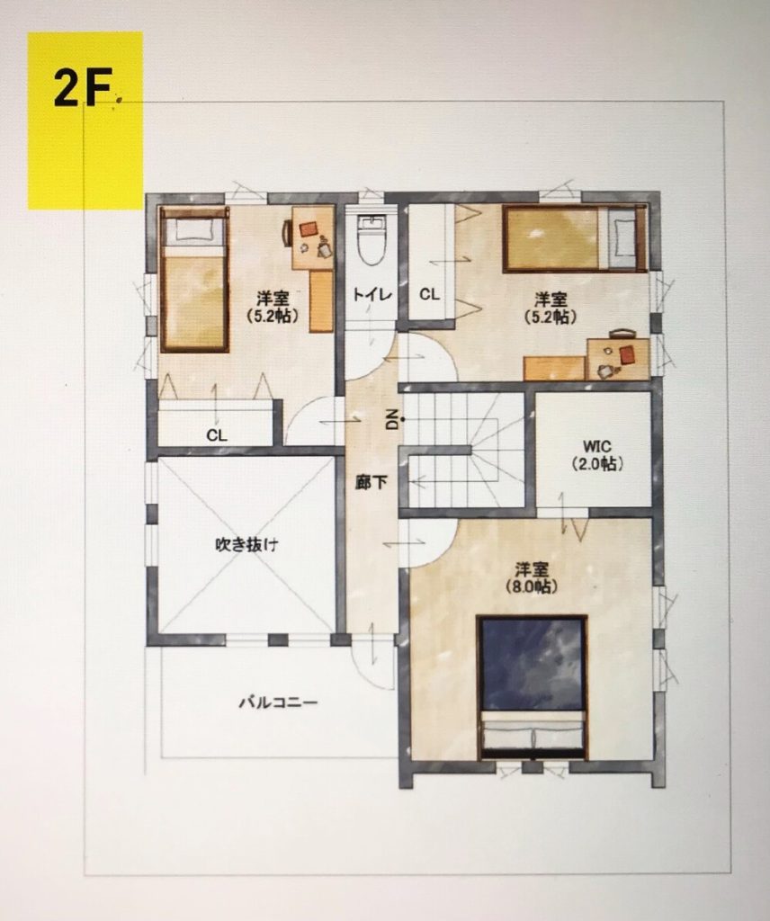 シンサプライズ間取り2階