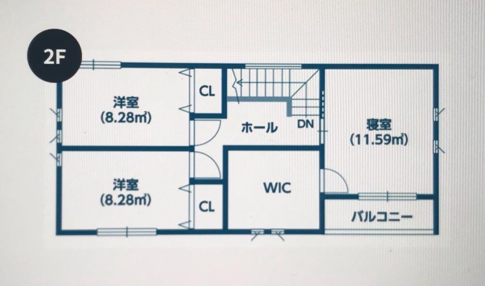 CoCo間取り2階