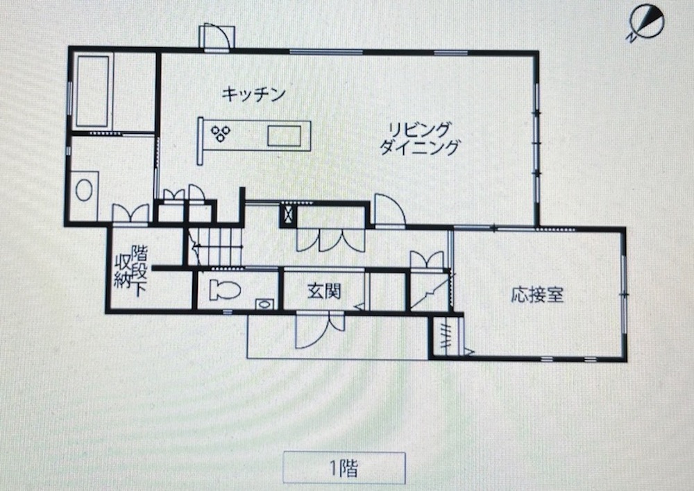 「エスパシオEF」実例1階間取り