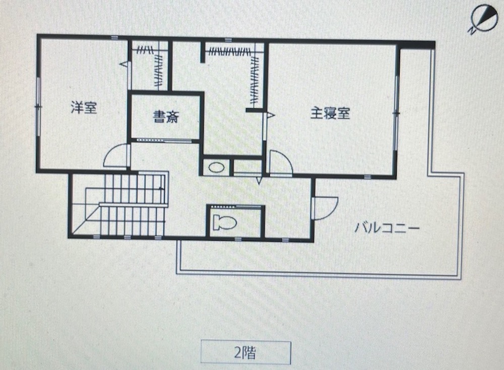 「エスパシオEF」実例2階間取り