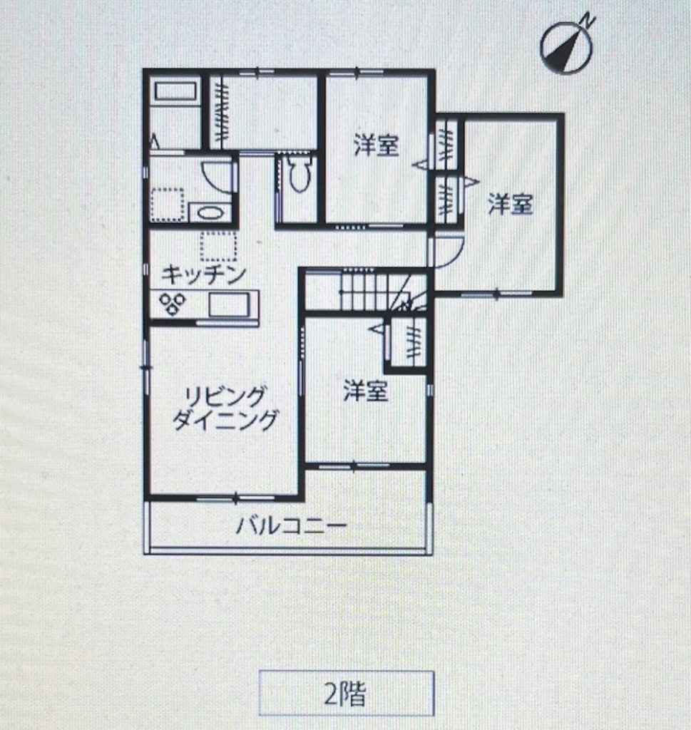 「MOKUA-J​​」間取り2階