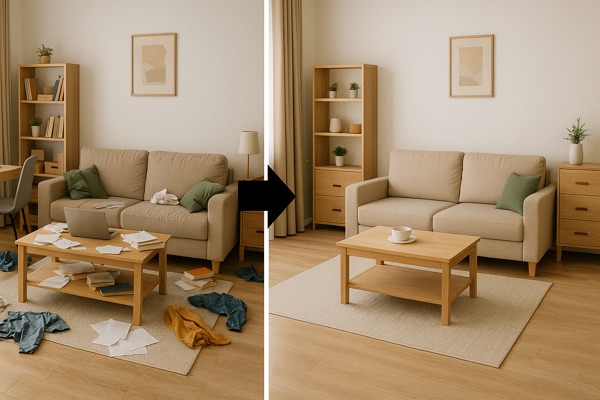 内覧対策「部屋を片付ける」