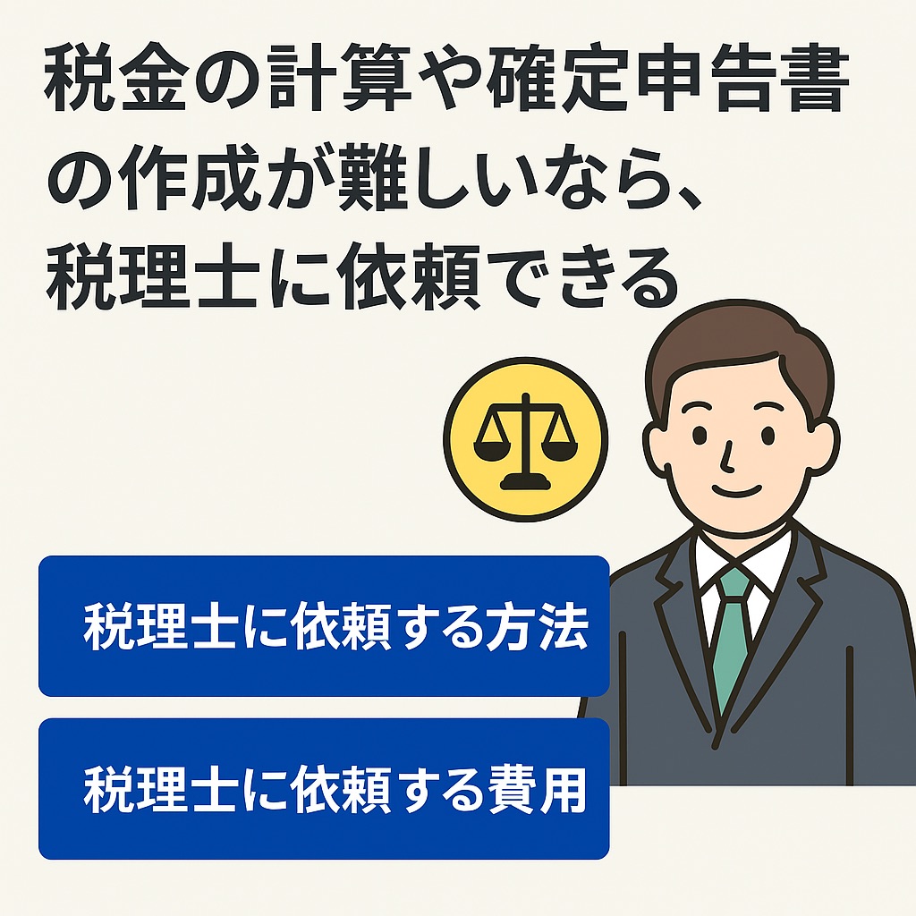 税理士に依頼できる