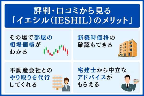 イエシル（IESHIL）のメリット