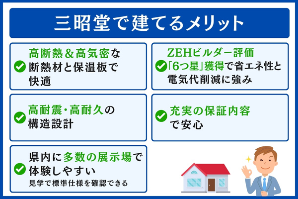 三昭堂で建てるメリット