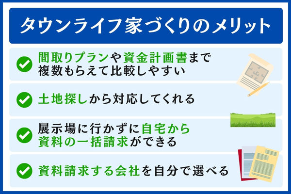 タウンライフ家づくりのメリット