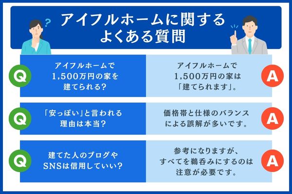 アイフルホームに関するよくある質問