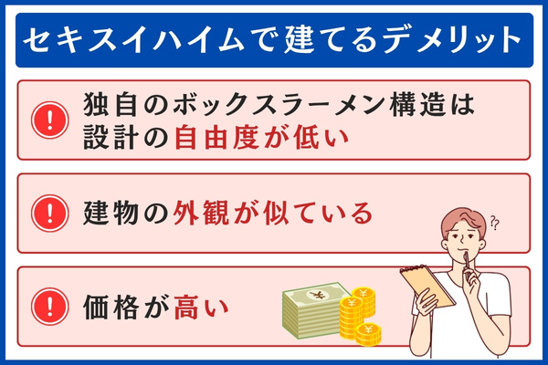 セキスイハイムで建てるデメリット