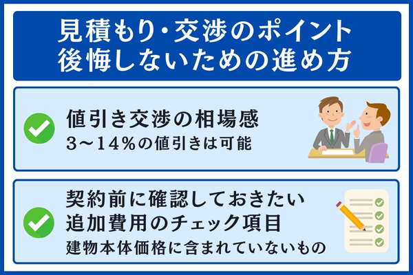 見積もり・交渉のポイント