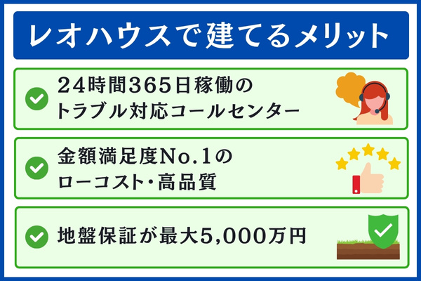 レオハウスで建てるメリット