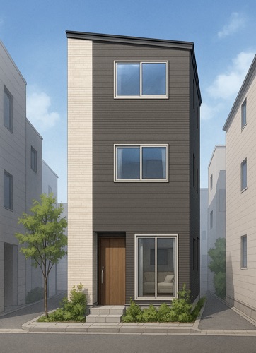 3階建てイメージ外観図