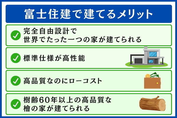 富士住建で建てるメリット