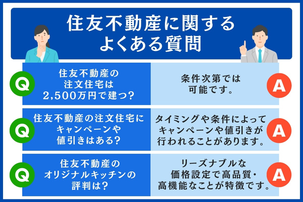 住友不動産に関するよくある質問