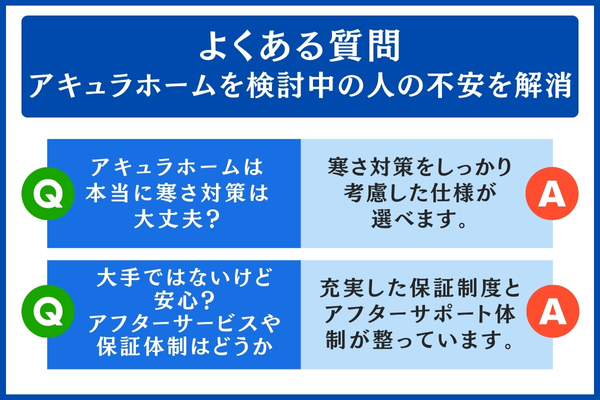 アキュラホーム よくある質問