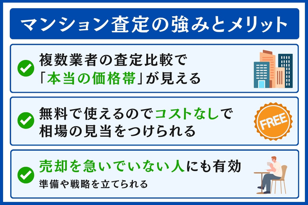 マンション査定のメリット