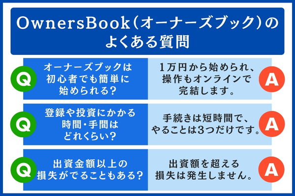 OwnersBook(オーナーズブック)のよくある質問