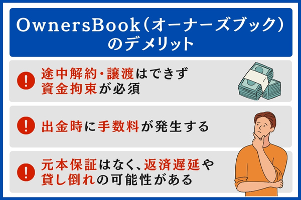 OwnersBook(オーナーズブック)のデメリット