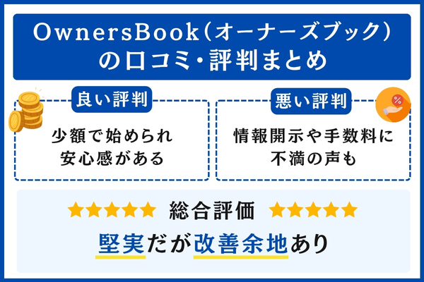 OwnersBook(オーナーズブック)の口コミ・評判