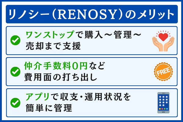 リノシー(RENOSY)のメリット