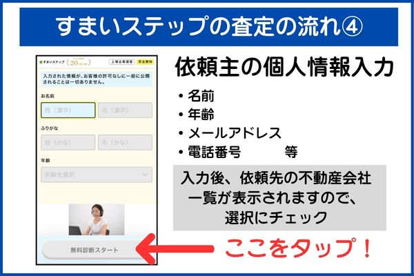すまいステップで査定する流れ④