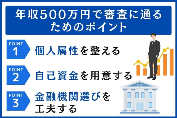 年収500万円 審査通過のポイント