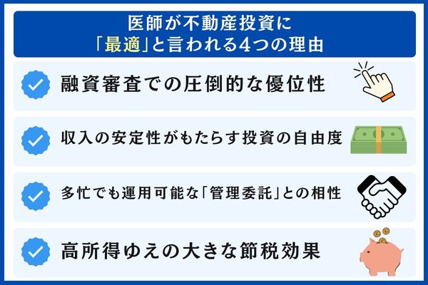 医師が不動産投資に「最適」な理由
