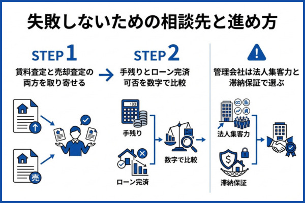 失敗しないための相談先と進め方