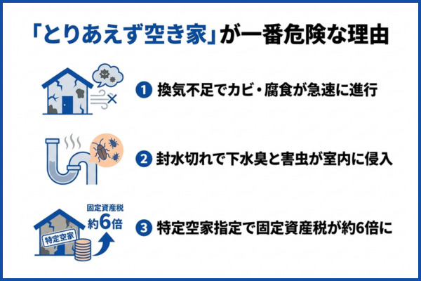 【空き家】「とりあえず空き家」が一番危険な理由