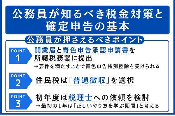 公務員が知るべき税金対策