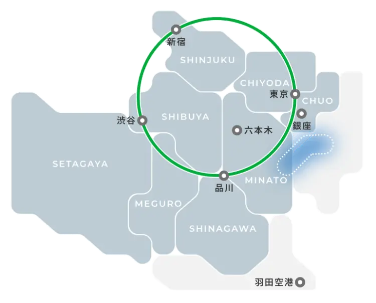 汐留エリア地図