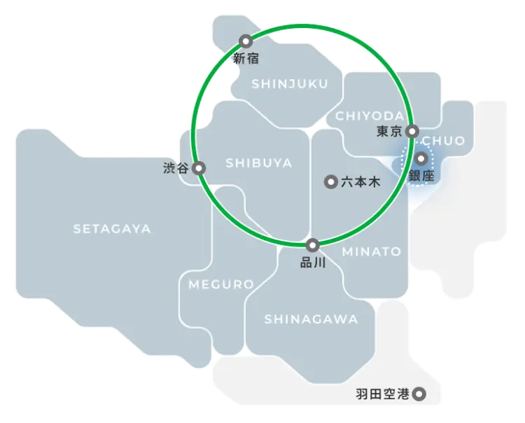 銀座・日本橋エリア地図