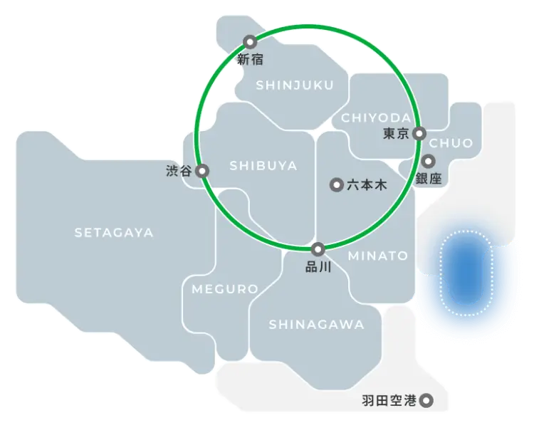 月島・勝どき・晴海・豊洲エリア地図
