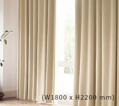 CURTAIN SAMPLE IMAGE(W1800 x H2200 mm)